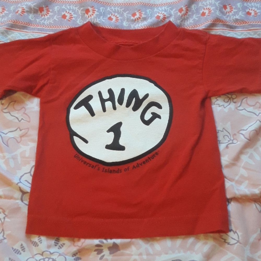 Dr. Seuss Thing 1 tee shirt from Universal 2T